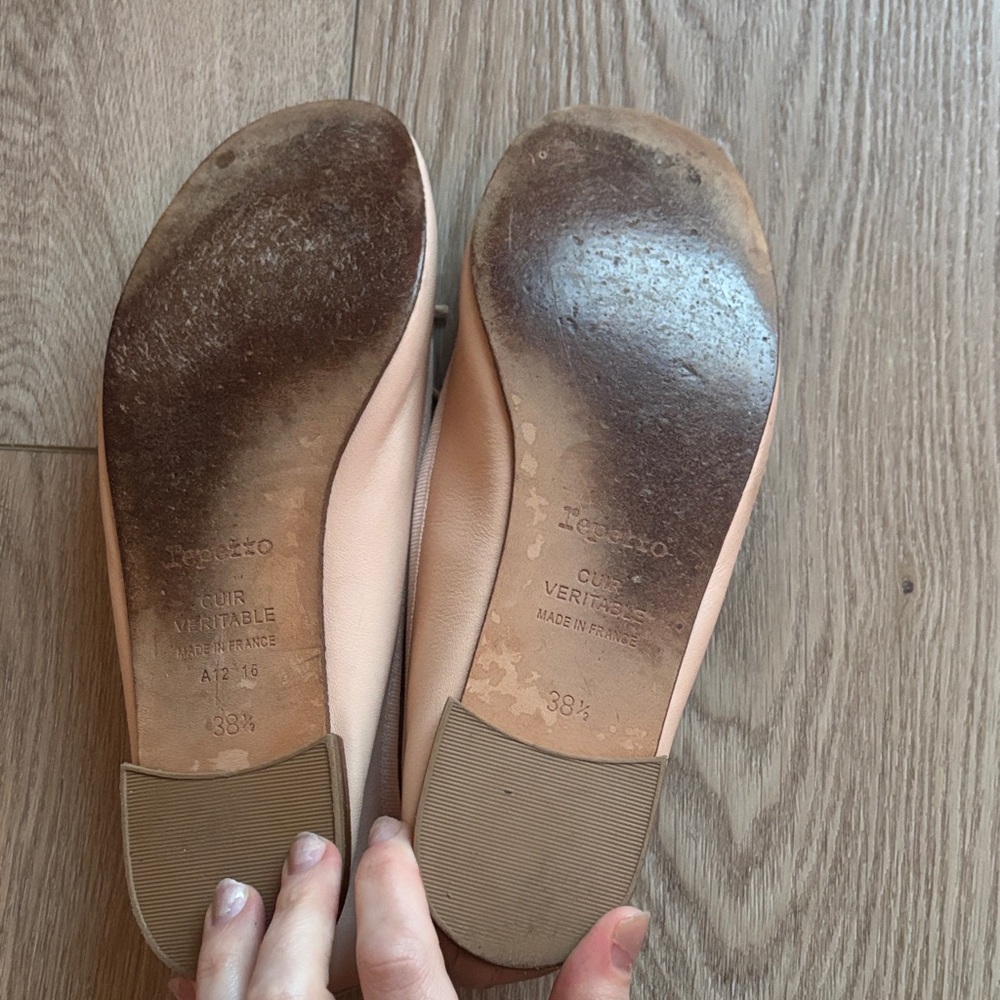 Repetto Blush Pink Ballet Flats - Picture 4 of 10